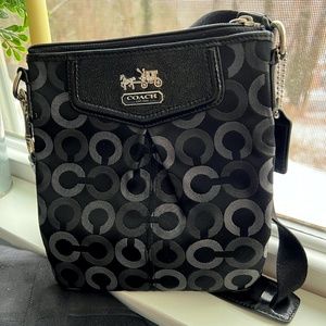 Black Coach Cross Shoulder Purse